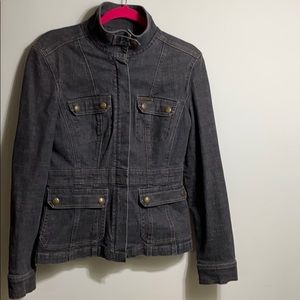 Dkny Jeans Cargo Denim Jacket